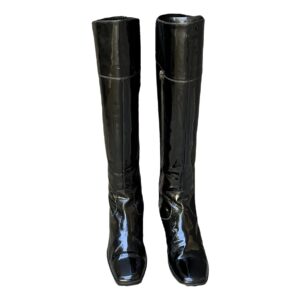 Balenciaga Patent leather riding boots