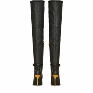 Balmain Over-The-Knee Raven Boots 110