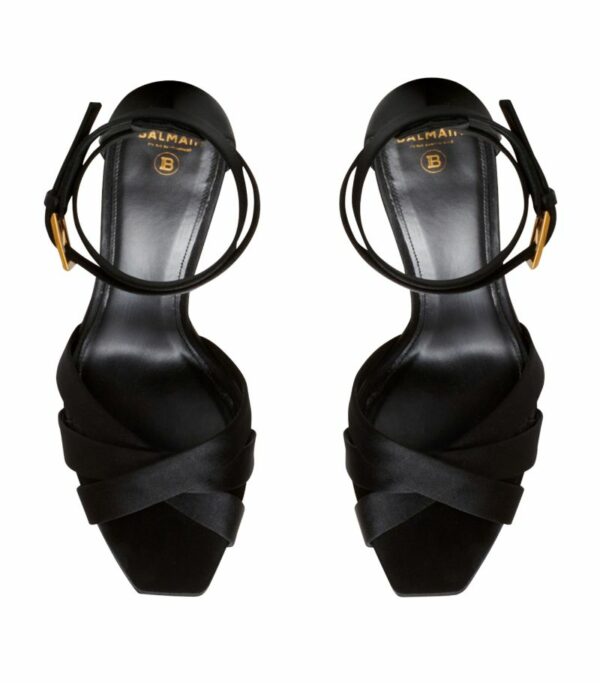 Balmain Satin Ava Sandals 140