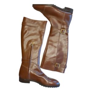 Blumarine Leather riding boots