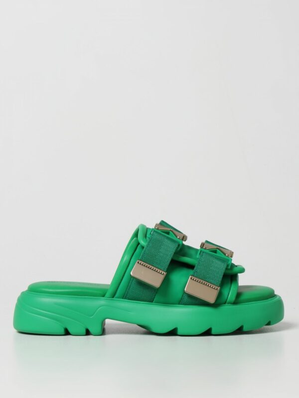 Bottega Veneta Flash rubber and canvas sandals