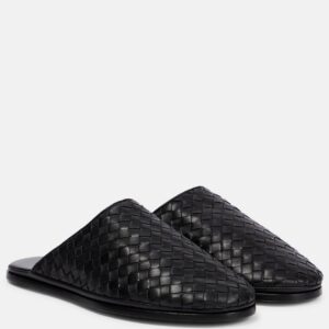 Bottega Veneta Intrecciato leather slippers