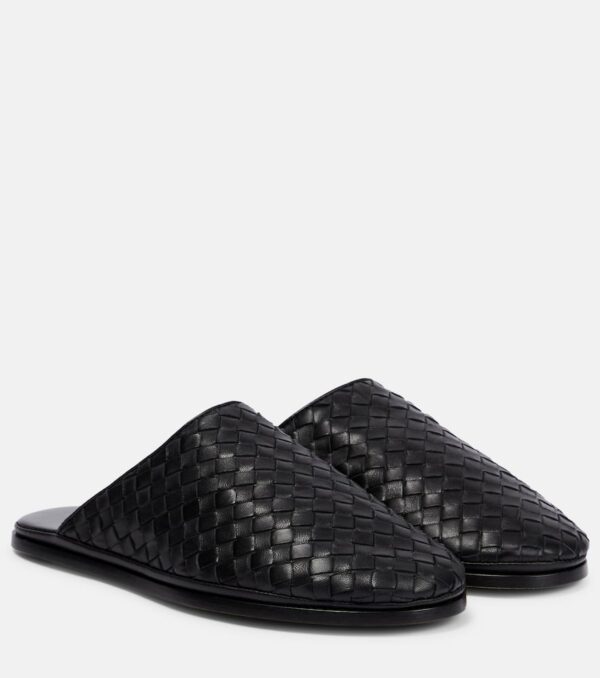 Bottega Veneta Intrecciato leather slippers