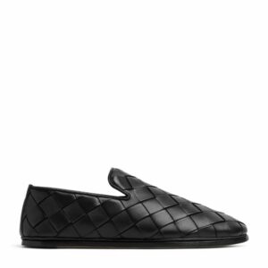 Bottega Veneta Leather Intrecciato Sunday Slippers