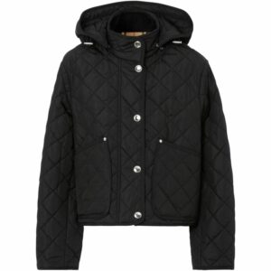 Burberry Diamond Quilted Cropped Jacket