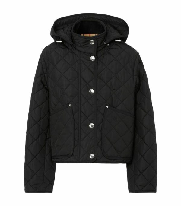 Burberry Diamond Quilted Cropped Jacket