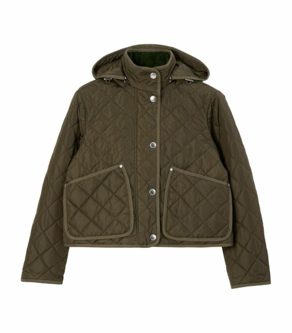 Burberry Diamond-Quilted Jacket