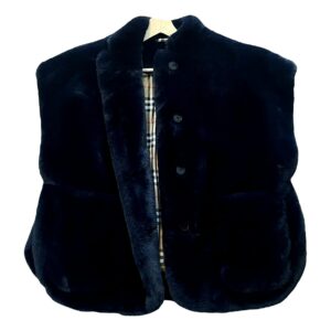 Burberry Faux fur cardi coat