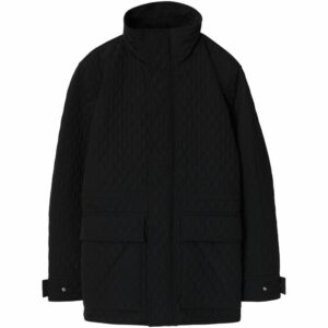 Burberry Quilted Check Hood Jacket