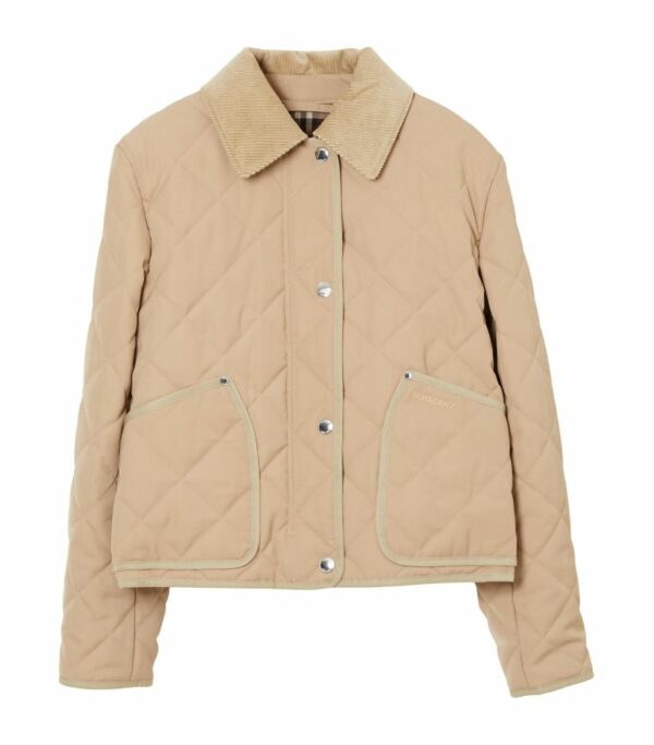 Burberry Quilted Cropped Barn Jacket