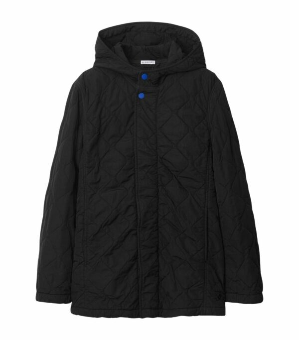 Burberry Quilted Hooded Jacket