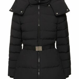 Burniston Belted Quilted Down Jacket