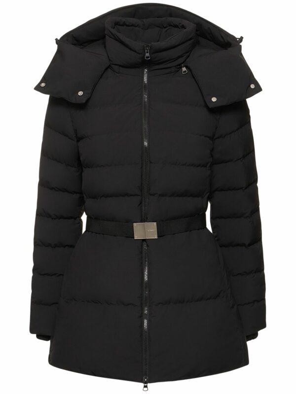 Burniston Belted Quilted Down Jacket