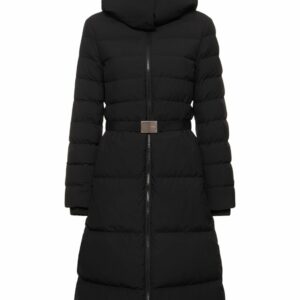 Burniston Belted Quilted Jacket W/ Hood