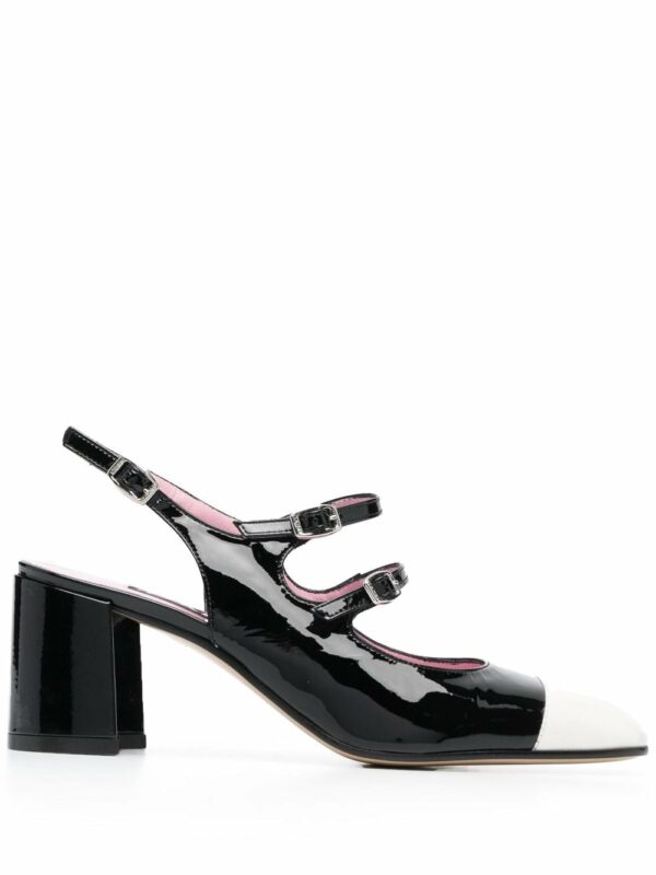 CAREL PARIS- Papaya Patent Leather Ballet Flats