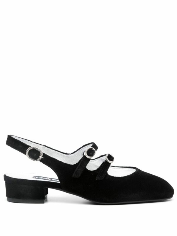 CAREL PARIS- Peche Velvet Ballet Flats