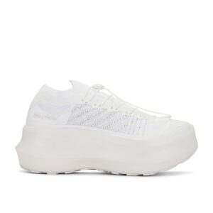 COMME des GARCONS Homme Plus x Salomon Pulsar Platform Shoe in White - White. Size UK10.5 (also in ).