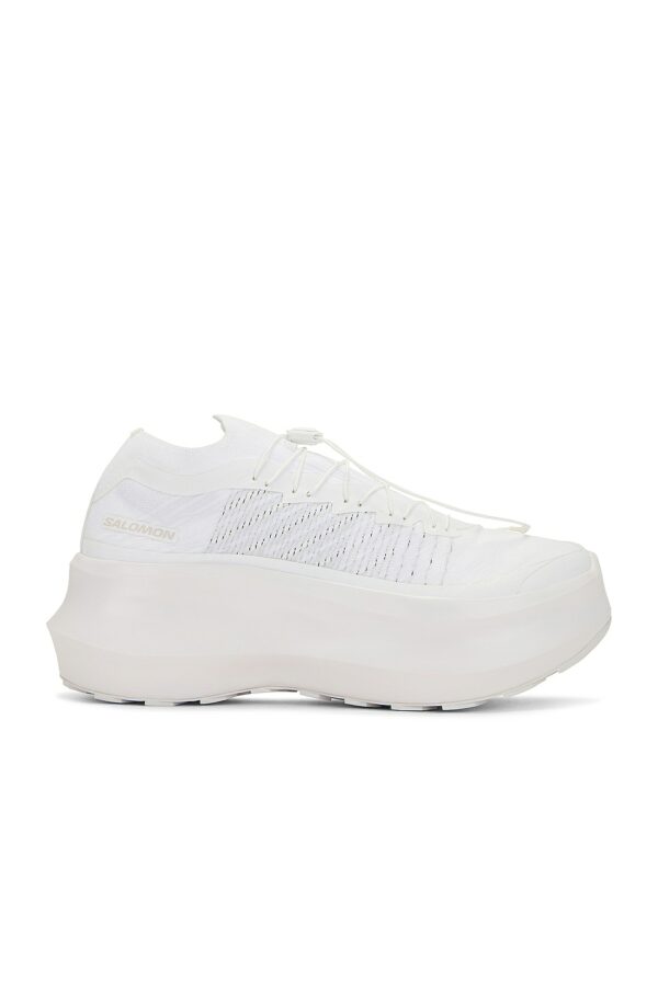 COMME des GARCONS Homme Plus x Salomon Pulsar Platform Shoe in White - White. Size UK10.5 (also in ).