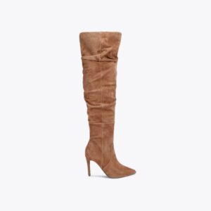 Carvela Women's Knee Boot Tan Leather Spicy Slouch