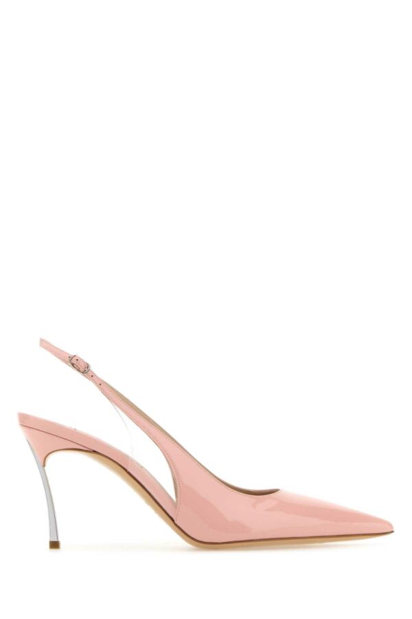 Casadei superblade Tiffany Patent Leather Slingbacks