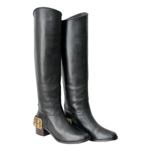 Chanel Leather riding boots