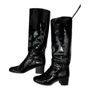 Chanel Patent leather riding boots