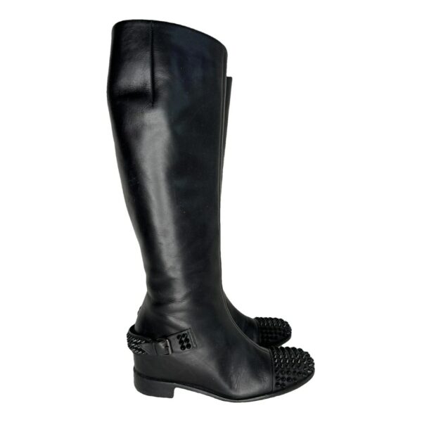 Christian Louboutin Egoutina leather riding boots