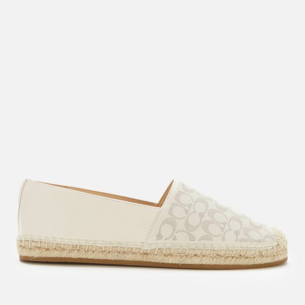 Coach Women's Carley Espadrilles - Chalk - UK 3