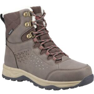 Cotswold Womens/Ladies Burton Leather Hiking Boots (4 UK) (Taupe)