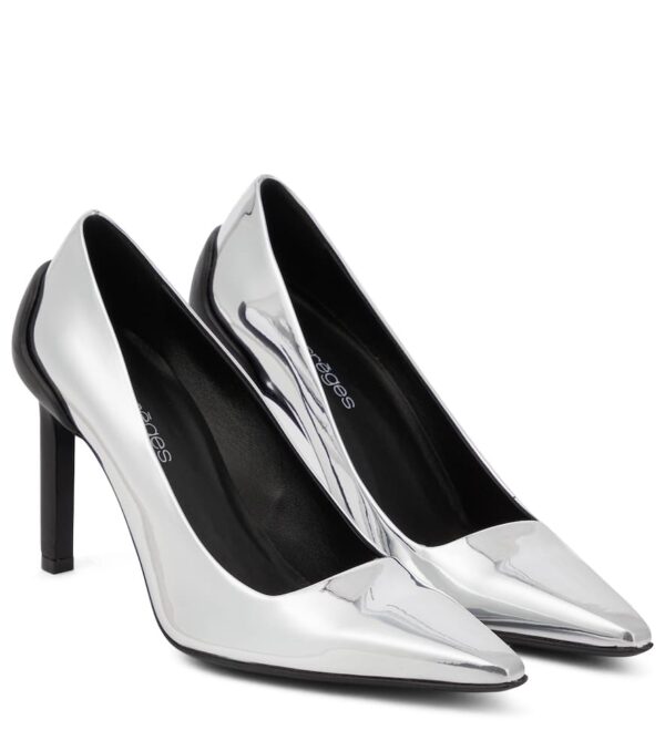 Courrèges Metallic pumps