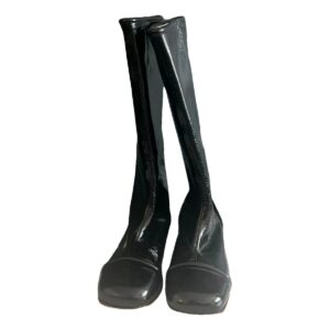 Courrèges Patent leather riding boots