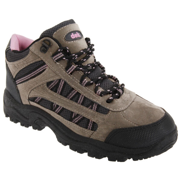 Dek Womens/Ladies Grassmere Lace-Up Ankle Trek & Trail Boots (3 UK) (Grey/Pink)