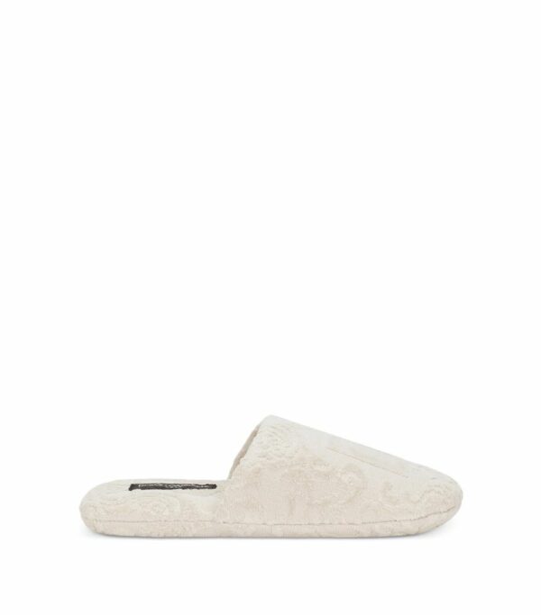 Dolce & Gabbana Casa Terry Cotton Dg Slippers