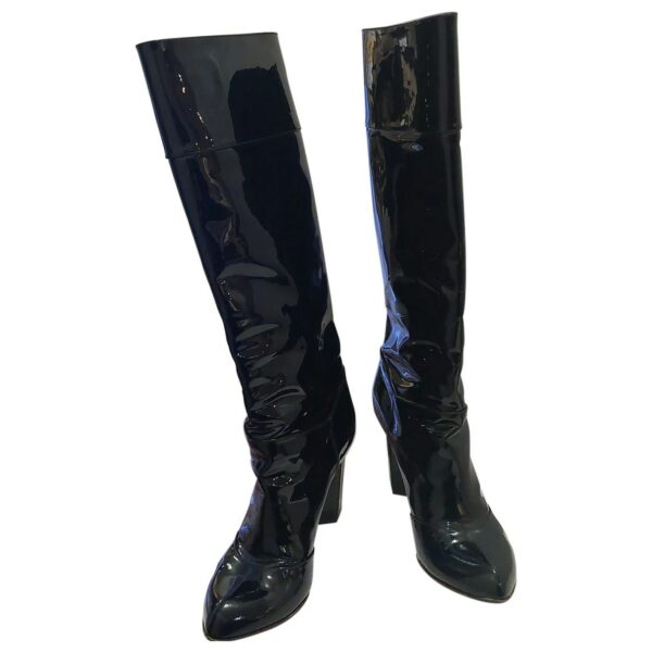 Dolce & Gabbana Patent leather riding boots