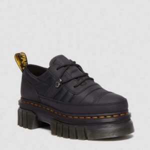 Dr. Martens Women's Audrick 3I Quilted Platform Shoes in Black, Size: 3