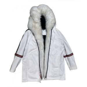 Ermanno Scervino Faux fur trench coat