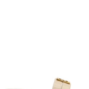 Fendi Ivory Leather Baguette Slippers