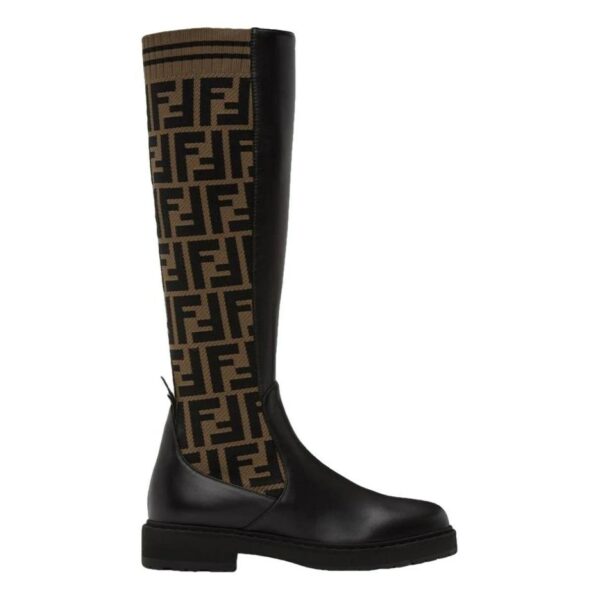 Fendi Leather riding boots