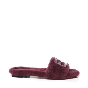 Fendi Sheepskin Slippers