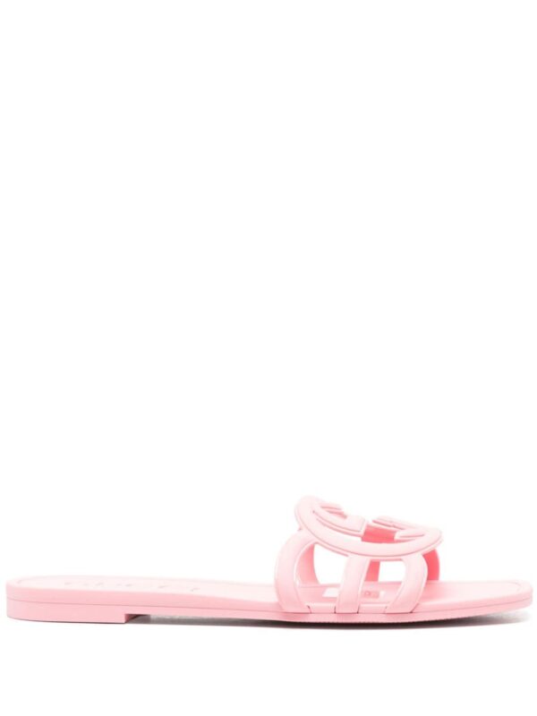 GUCCI- Gg Logo Slide Sandals