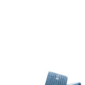 Givenchy Denim Blue Raffia 4g Slippers