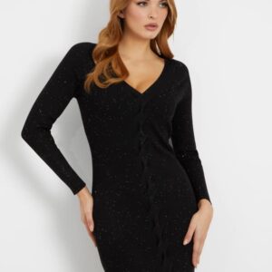 Guess Micro Sequins Midi Sweater Dress