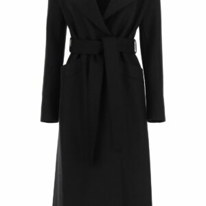 Harris Wharf London Long Pressed Wool Coat