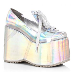 Hologram Platform Women's Shoes | Disco Fancy Dress Costume Accessories