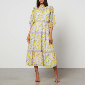 Hope & Ivy Nina Tiered Crepe Dress