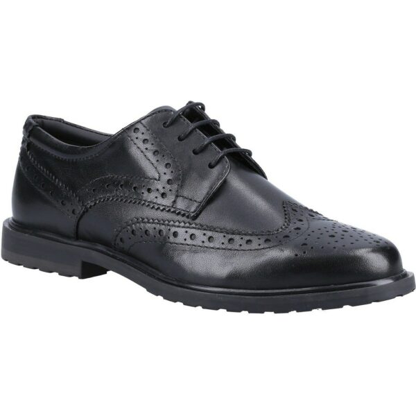 Hush Puppies Womens/Ladies Verity Leather Brogues (3 UK) (Black Patent)