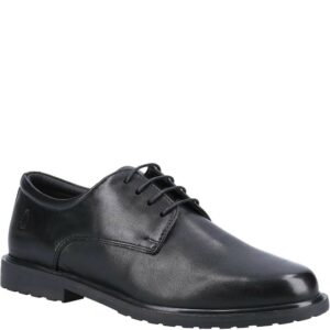 Hush Puppies Womens/Ladies Verity Plain Leather Oxfords (3 UK) (Black)