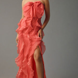 Hutch Strapless Tiered Tulle Dress