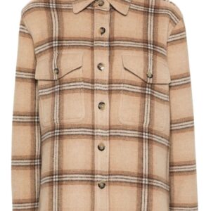 ISABEL MARANT- Faxona Checked Wool Coat