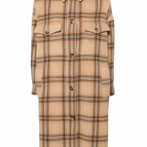 ISABEL MARANT- Fontizia Checked Wool Coat